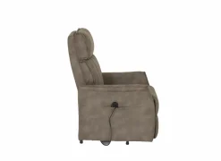 Relaxzetels|Relaxzetel Veneta elektrisch - stof - bruin