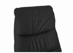 Relaxzetel 7051.57V+Z60 elektrisch - leder - zwart met large zithoogte- en diepte- Relaxzetels