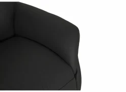 Relaxzetel 7051.57V+Z60 elektrisch - leder - zwart met large zithoogte- en diepte- Relaxzetels