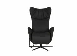 Relaxzetels|Relaxzetel 7589.22V+Z60 elektrisch - leder - zwart