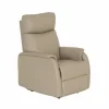 Relaxzetel Wellesley elektrisch - leder & lederlook - beige- Relaxzetels