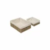 Rieten mand Seagrass 32x23,5x11,5cm- Opbergmanden|Herfstdecoratie