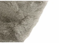 Tapijten|Tapijten|Rond tapijt Serene Ø90cm - nepbont - stone