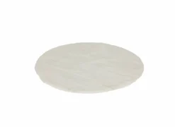 Tapijten|Tapijten|Rond tapijt Serene Ø90cm - nepbont - ivory