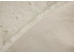 Tapijten|Tapijten|Rond tapijt Serene Ø90cm - nepbont - ivory