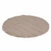 Tapijten|Tapijten|Rond tapijt Serene Ø90cm - nepbont - old rose