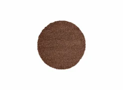 Ragolle Rond tapijt Twister Ø160cm - polypropyleen - bruin & roest- Tapijten|Tapijten