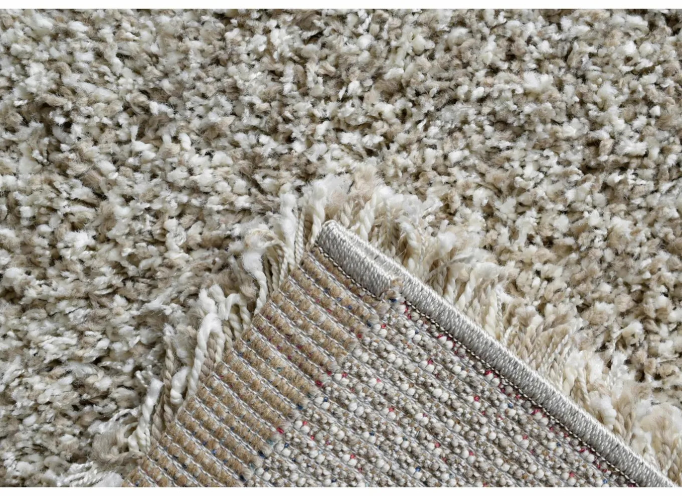 Tapijten|Tapijten|Rond tapijt Twister Ø200cm - polypropyleen - beige