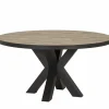 Keukentafels|Eettafels|Ronde tafel Ø130cm - decor - parketlook