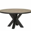 Ronde tafel Ø90cm - decor - parketlook- Keukentafels|Eettafels