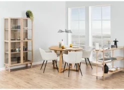 Keukentafels|Eettafels|Ronde tafel Ø120cm - eik fineer - eik