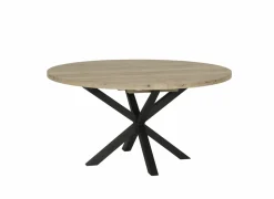 Ronde tafel Isla Ø140/180cm - lamulux - naturel- Keukentafels|Eettafels