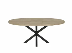 Keukentafels|Eettafels|Ronde tafel Isla Ø130/170cm - lamulux - naturel