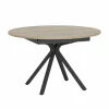 Perfecta Ronde tafel Onyx Ø120/162,5Øcm - HPL - eik- Keukentafels|Eettafels