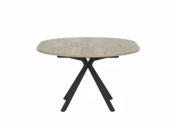 Perfecta Ronde tafel Onyx Ø120/162,5Øcm - HPL - eik- Keukentafels|Eettafels
