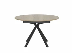 Perfecta Ronde tafel Onyx Ø120/162,5Øcm - HPL - eik- Keukentafels|Eettafels