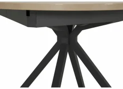 Perfecta Ronde tafel Onyx Ø120/162,5Øcm - HPL - eik- Keukentafels|Eettafels