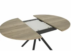Perfecta Ronde tafel Onyx Ø120/162,5Øcm - HPL - eik- Keukentafels|Eettafels
