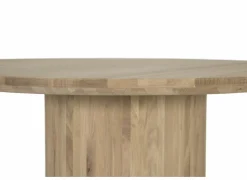 Keukentafels|Eettafels|Ronde tafel Pearl Ø140cm - eik massief - naturel