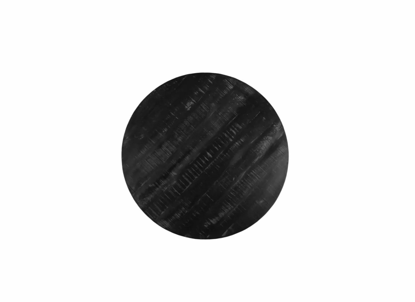 Ronde tafel Sofia Ø150cm - mango massief - zwart- Eettafels