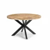 Ronde tafel Sofia Ø110cm - mango massief - naturel- Eettafels