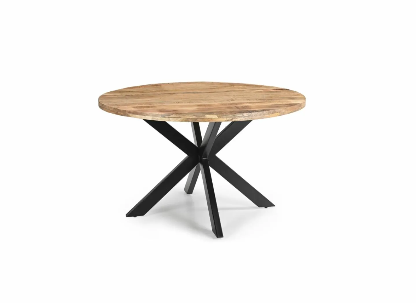 Ronde tafel Sofia Ø110cm - mango massief - naturel- Eettafels
