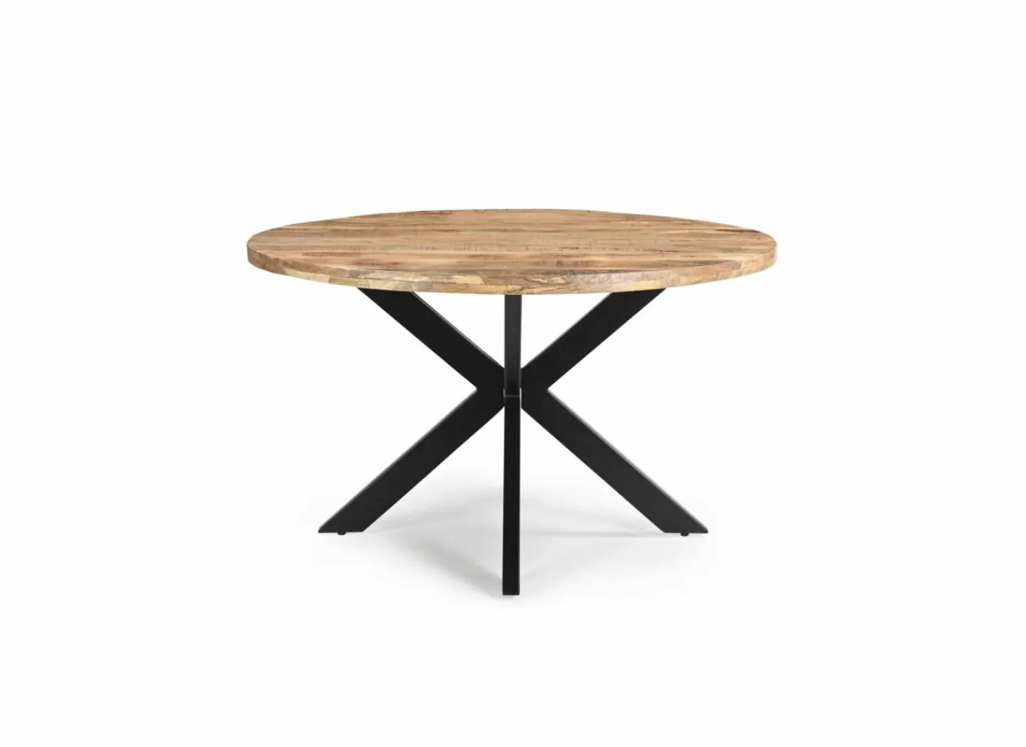 Ronde tafel Sofia Ø110cm - mango massief - naturel- Eettafels