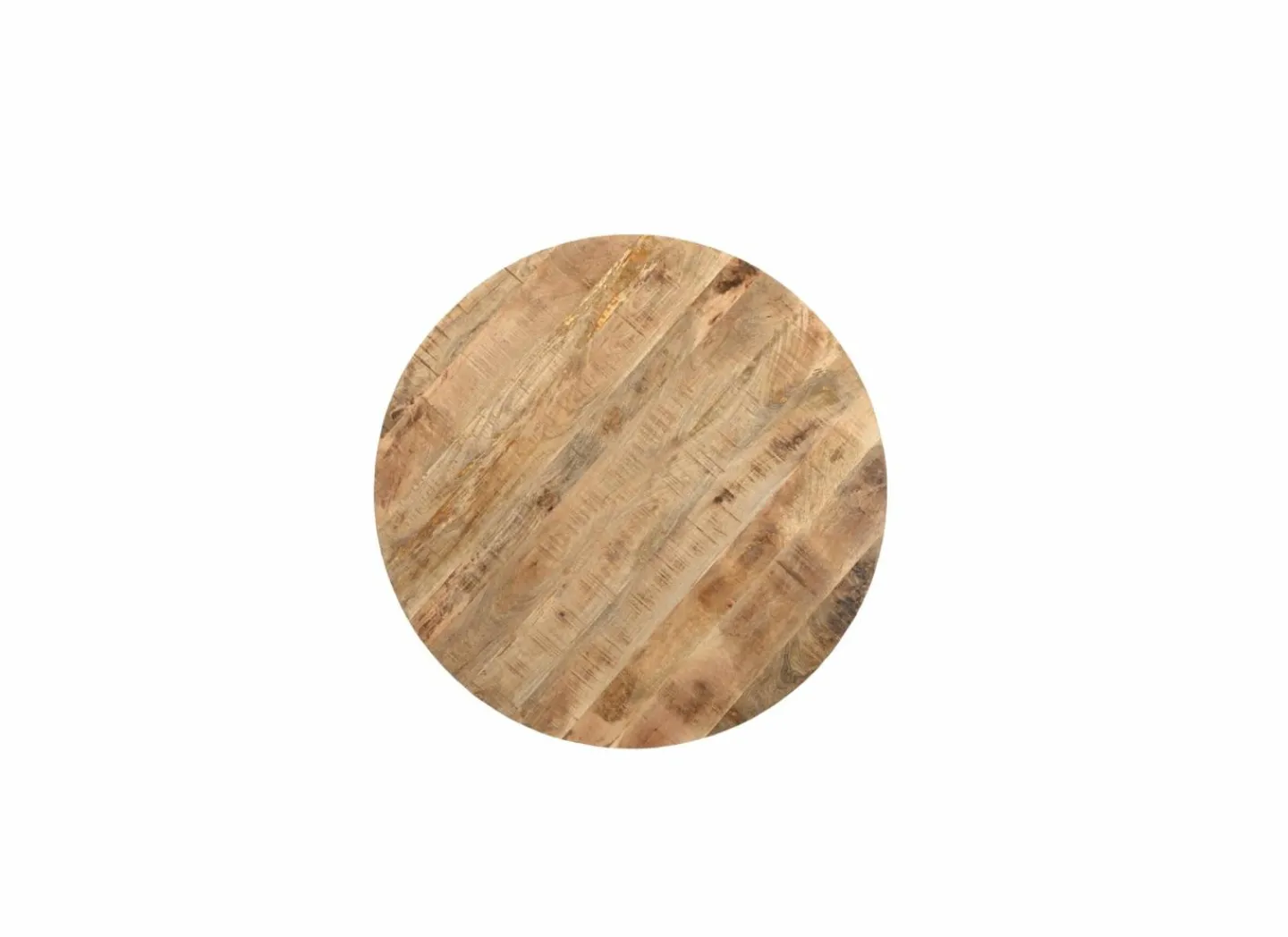 Ronde tafel Sofia Ø110cm - mango massief - naturel- Eettafels