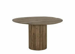 Ronde tafel Solid Ø130cm - mango massief - walnoot- Keukentafels|Eettafels