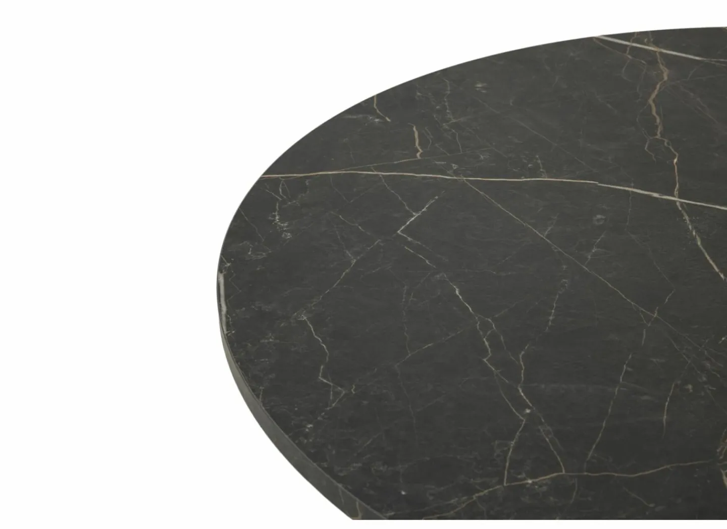 Perfecta Ronde tafel Spinner Ø120cm - decor - antraciet- Eettafels