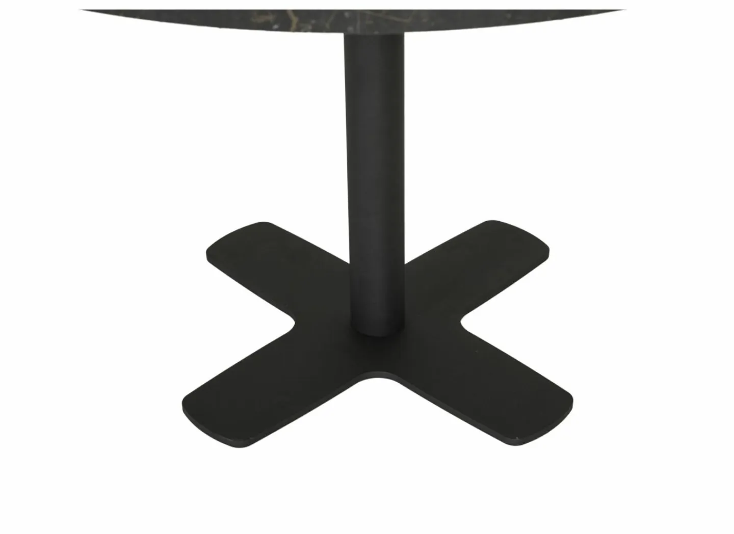 Perfecta Ronde tafel Spinner Ø120cm - decor - antraciet- Eettafels