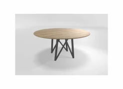 Keukentafels|Eettafels|Ronde tafel Wacko Ø160cm - decor - eik
