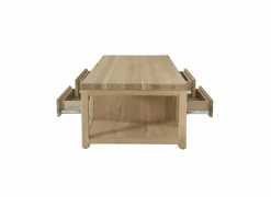 Salontafels|Salontafel Amarillo 120x60cm - eik massief & decor -  naturel