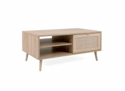 Salontafels|Salontafel Bali 100x60cm - melamine - sonoma eik