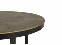 Salontafel Brass Ø75/Ø60cm - metaal - antique brass set van 2- Bijzettafels|Salontafels