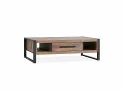 Salontafels|Salontafel Cascade 135x67cm - lamulux - mokka