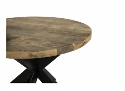 Salontafel Cenote Ø77/Ø55cm - hout massief - naturel set van 2- Salontafels