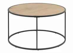 Salontafel Ø80cm - decor - eik- Salontafels