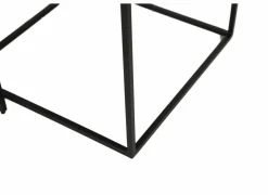 Salontafels|Salontafel Coltrane Ø40/Ø35cm - metaal - zwart set van 2