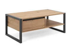 Salontafels|Salontafel Denver 100x40cm - decor - ambachtelijke eik