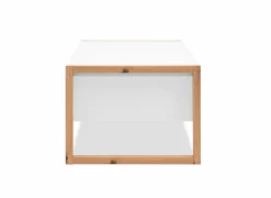 Salontafel Denver 100x40x55cm - decor - wit & artisanale eik- Salontafels