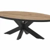 Salontafels|Salontafel Elio 130x70cm - decor - bruin & zwart