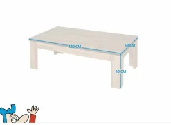 Salontafel Esther bruin- Salontafels