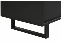 Salontafel Faro 42x125cm - melamine - structuur zwart- Salontafels