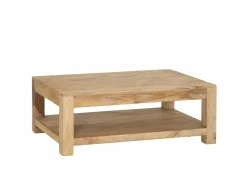 Salontafel Faust 123x75cm  - mango massief - naturel- Salontafels