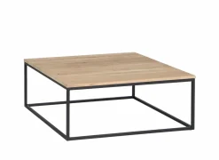 Salontafels|Salontafel Fetich 100x100cm - eik massief - naturel
