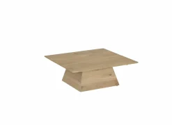 Salontafel Float 80x80cm - eik massief - naturel- Salontafels