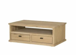 Salontafels|Salontafel Grimaldi 120x74cm - eik massief - naturel