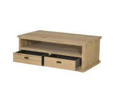 Salontafels|Salontafel Grimaldi 120x74cm - eik massief - naturel