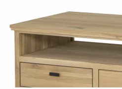 Salontafels|Salontafel Grimaldi 120x74cm - eik massief - naturel